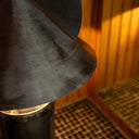 CANDY CREST TABLE LAMP – RAW STEEL