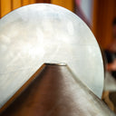 CANDY CREST TABLE LAMP – RAW STEEL