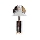 CANDY CREST TABLE LAMP – CHROME