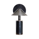 CANDY CREST TABLE LAMP – RAW STEEL