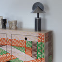 CANDY CREST TABLE LAMP – RAW STEEL